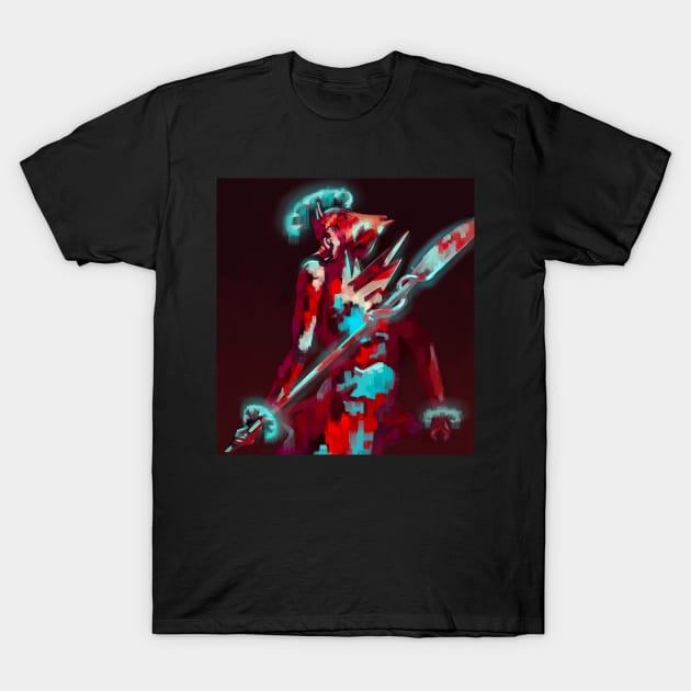 Rose Warrior T-Shirt by ikigaishop